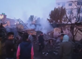 घोराहीमा फर्निचर उद्योगमा आगलागी, करोडौँको क्षतिको अनुमान