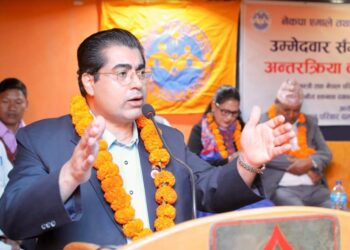 ओलीको देश भक्तिको कदर जनताले जनादेश मार्फत गर्छन :  अध्यक्ष ढकाल