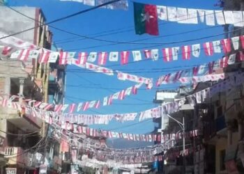सप्तरीको राजबिराजमा निर्वाचन प्रचार सामग्री हटाइँदै