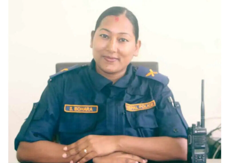 कपिलवस्तु प्रहरीको कमाण्ड सम्हाल्दै महिला प्रहरी निरिक्षक बोहरा