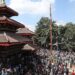इन्द्रजात्रा अवलोकन गर्न काठमाण्डौँ भित्रिए विदेशी पाहुना