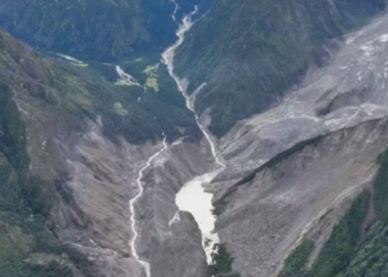 चीनको जलस्रोत मन्त्रालयले भन्यो : छोचेन र पुरेपू त्साङ्पोको दोभानमा ठूलो ताल बनेको छ