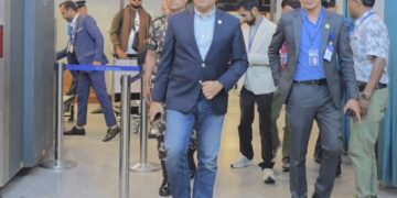 अर्थमन्त्री डा.स्वर्णिम वाग्ले सहित नेपाली प्रतिनिधिमण्डल अमेरिका प्रस्थान